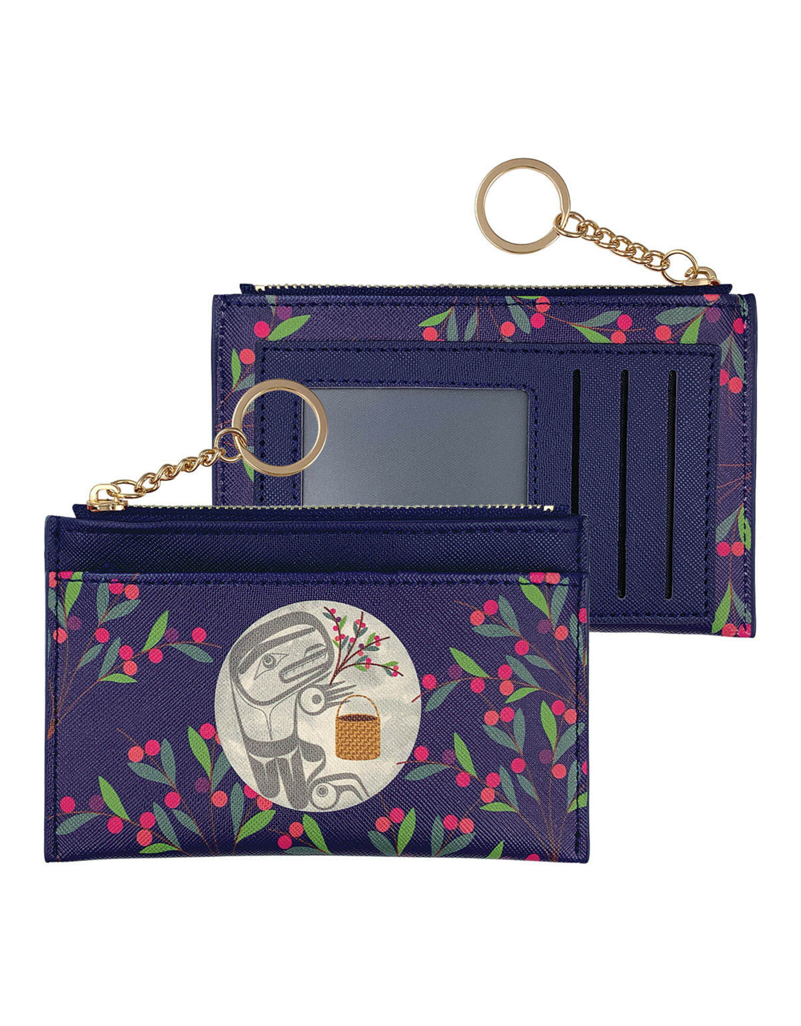 Portefeuille à Fermeture - "Berry Picker in the Moon" par Allan Weir (CARD27)