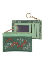 Zippered Card Wallet - Foxes by Storm Angeconeb (CARD24)