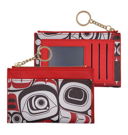 Zippered Card Wallet - Matriarch Bear by Morgan Asoyuf