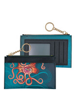 Zippered Card Wallet - Octopus (Nuu) by Ernest Swanson (CARD15)