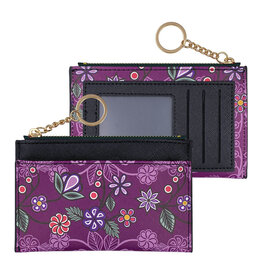 Portefeuille à Fermeture - Ojibway Florals par Storm Angeconeb