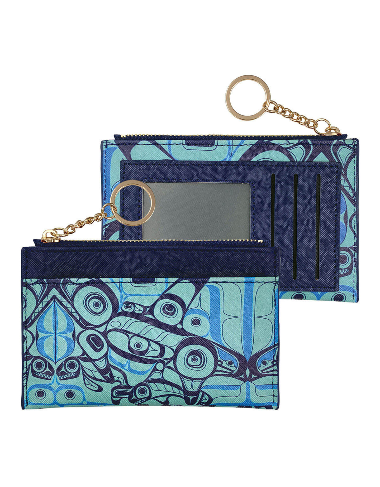 Zippered Card Wallet - Orca Song by Morgan Asoyuf (CARD26)