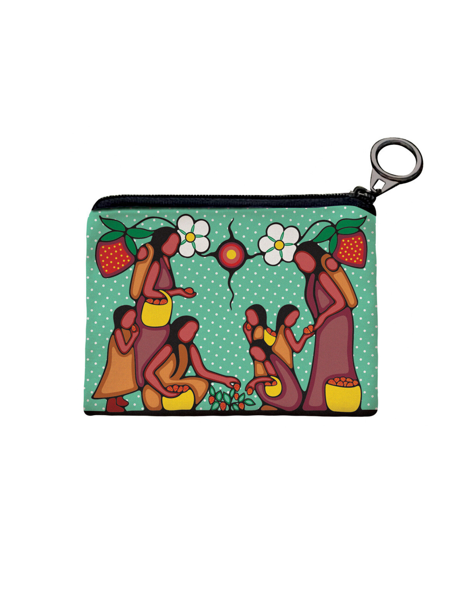 Coin Purse - Heart Berry Gatherers by Sharifah Marsden (CP25)