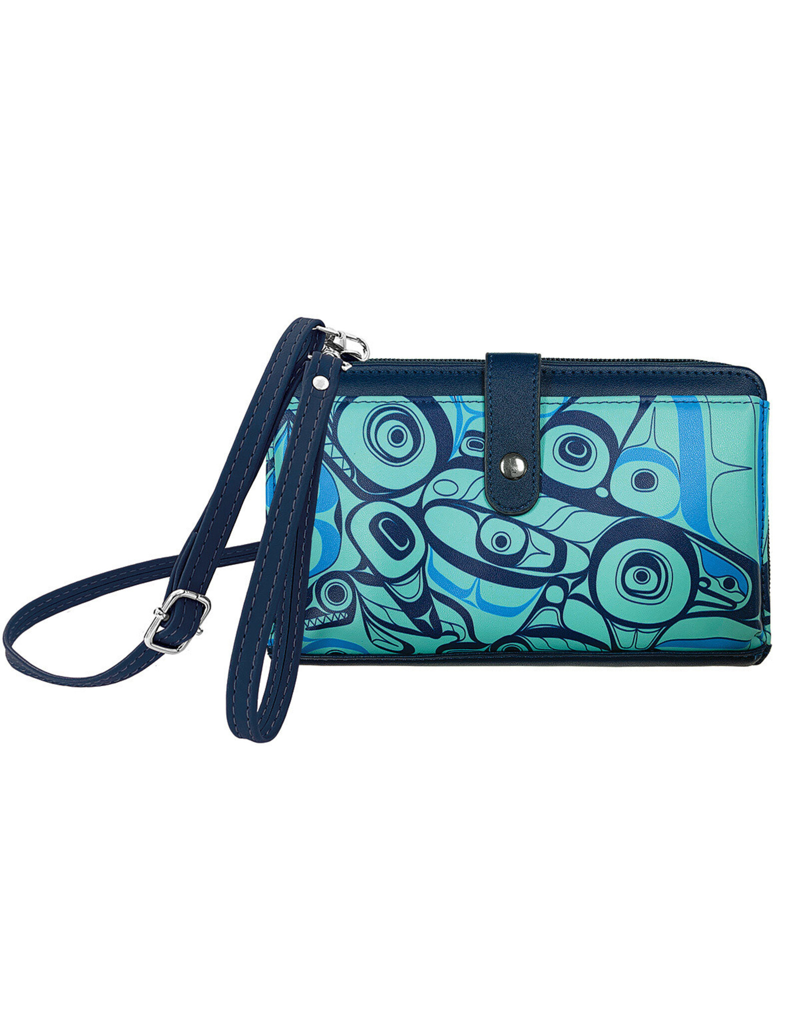 Sac Porté Croisé pour Téléphone - "Orca Song" par Morgan Asoyuf (SPB18)