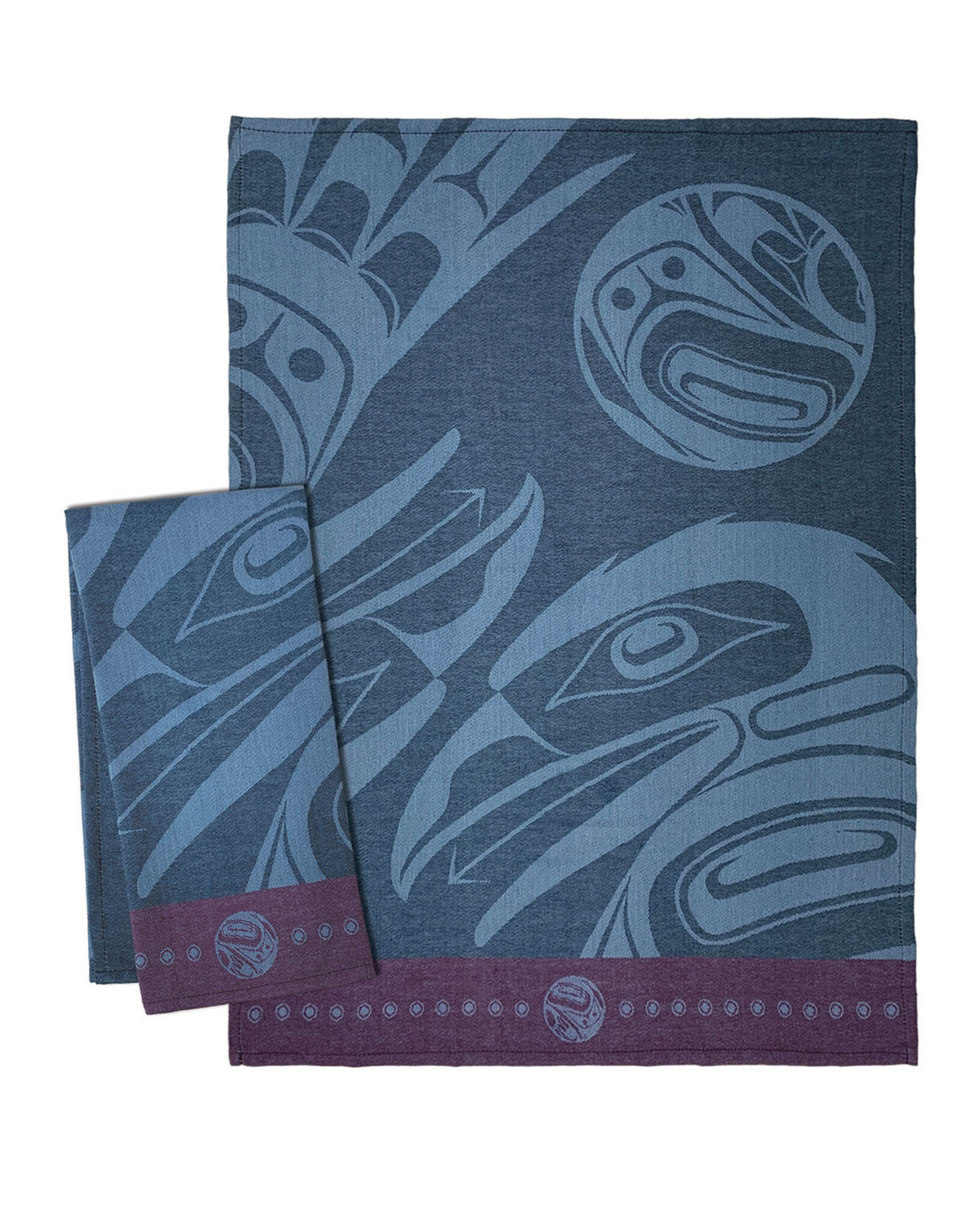 Printed Tea Towel - Raven Moon by Allan Weir (KTWR)