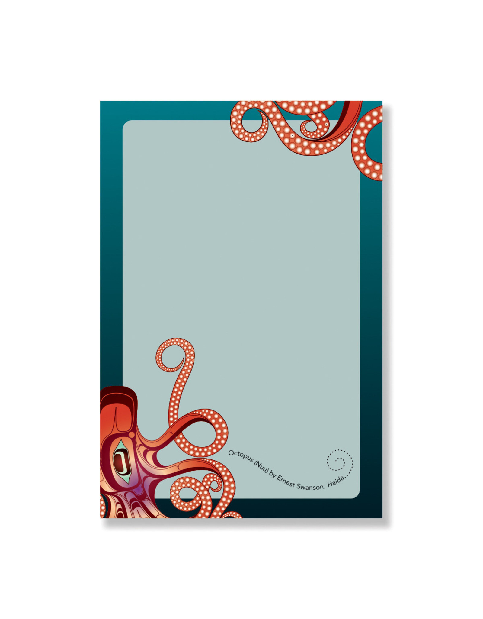 Octopus (Nuu) by Ernest Swanson Notepad - NPAD16