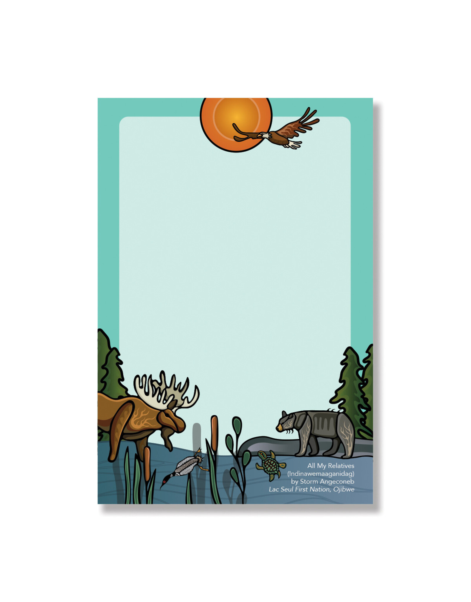 All My Relatives by Storm Angeconeb Notepad - NPAD19
