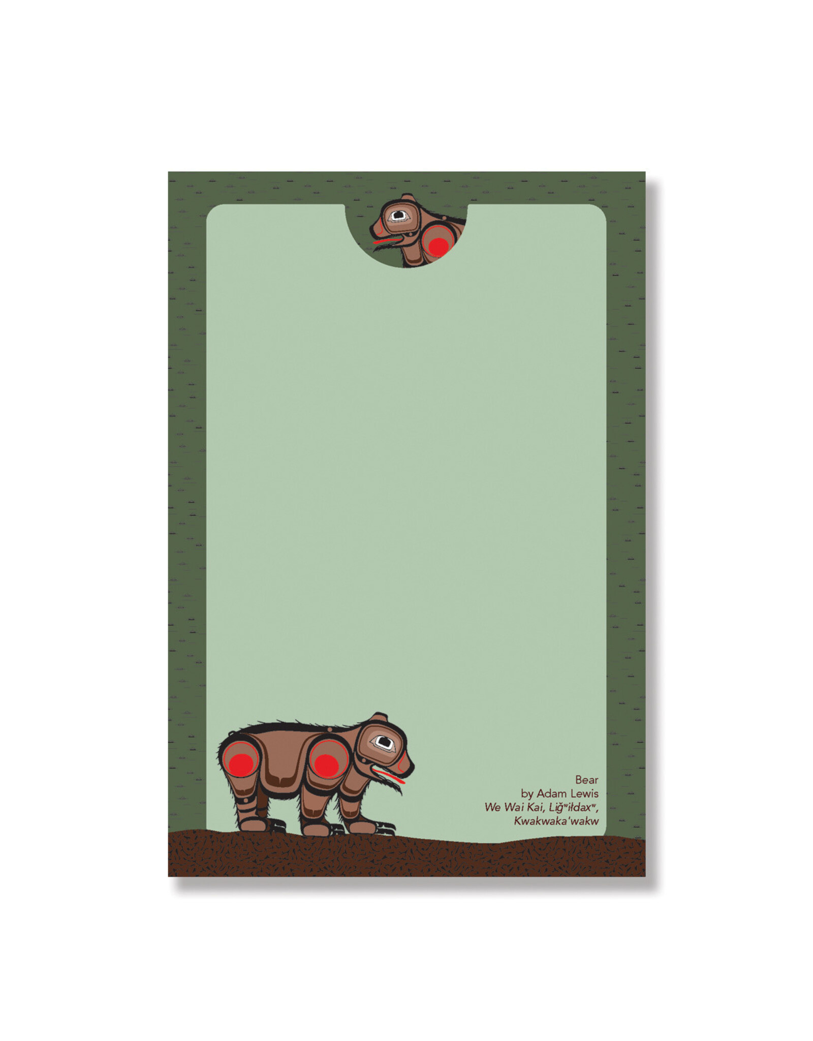 Bear by Adam Lewis Notepad - NPAD25