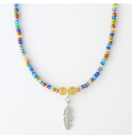 Collier Perlé - Prismatique