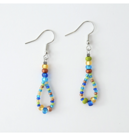 Boucles d'Oreilles Perlées - Prismatique