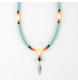 Beaded Necklace - Turquoise