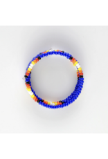 Bracelet Perlé Bleu - WR81