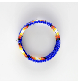 Bracelet Perlé - Bleu
