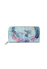 Hummingbird Feathers by Carla Joseph Wallet - POD2594WALLET
