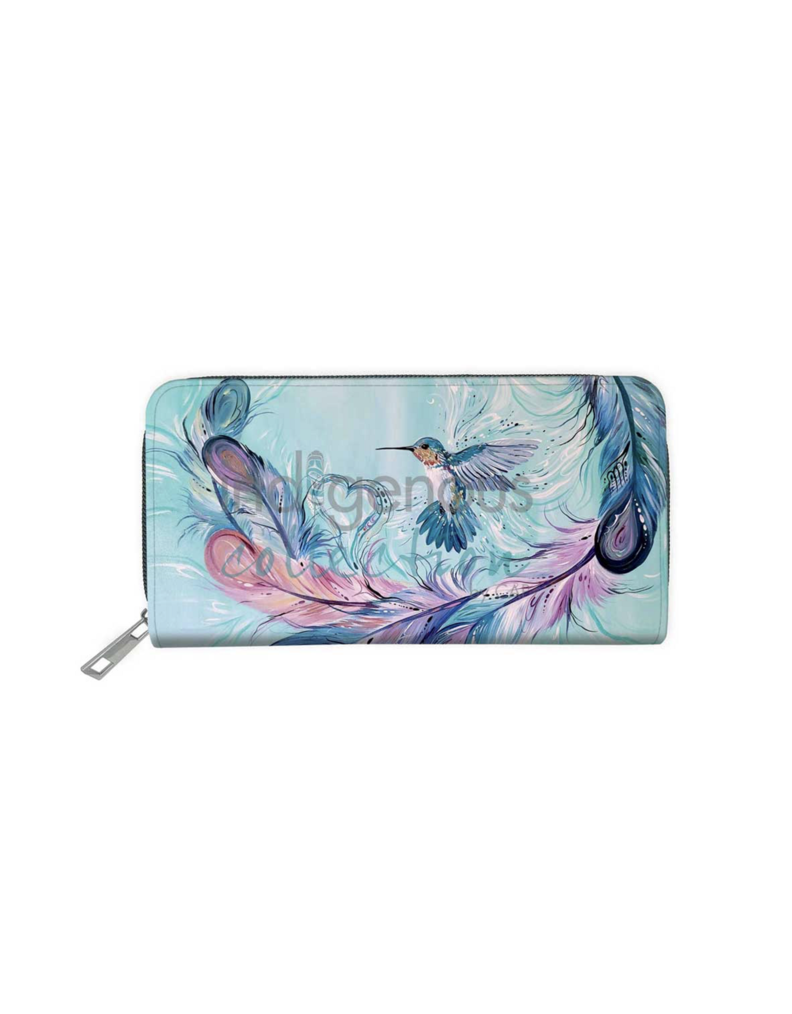 Hummingbird Feathers by Carla Joseph Wallet - POD2594WALLET