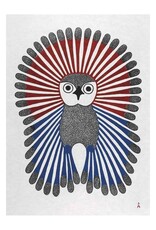 Vibrant Young Owl par Kenojuak Ashevak Carte