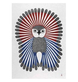 Vibrant Young Owl by Kenojuak Ashevak
