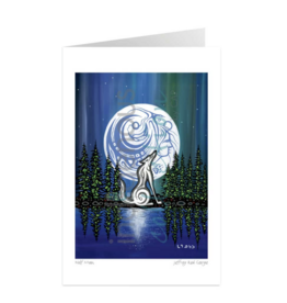 Wolf Moon par Jeffrey Red George Carte