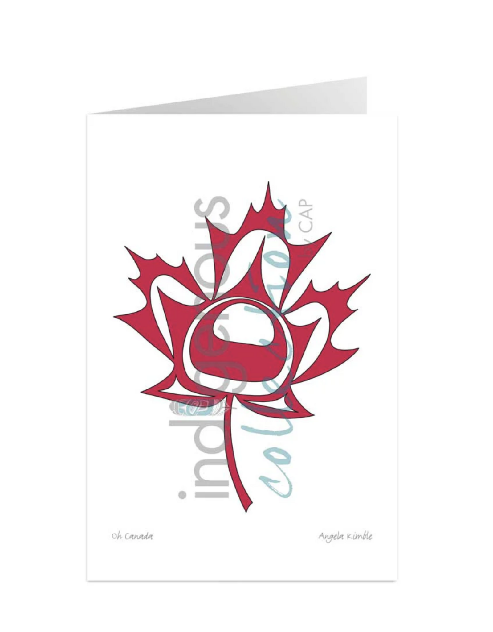 Oh Canada by Angela Kimble Card