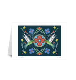 Hummingbirds by Lisa Berry Card