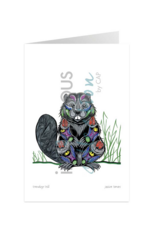 Standing Still (Beaver) par Jessica Somers Carte