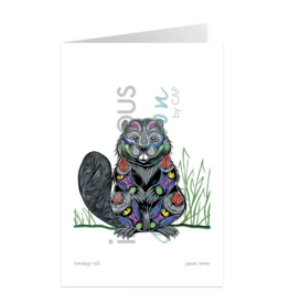 Standing Still (Beaver) par Jessica Somers Carte