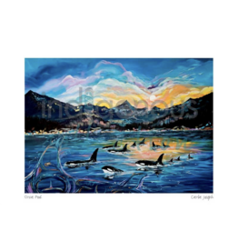 Orca Pod by Carla Joseph Matted