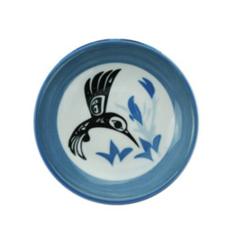 Small Fine Porcelain Dish - Hummingbird
