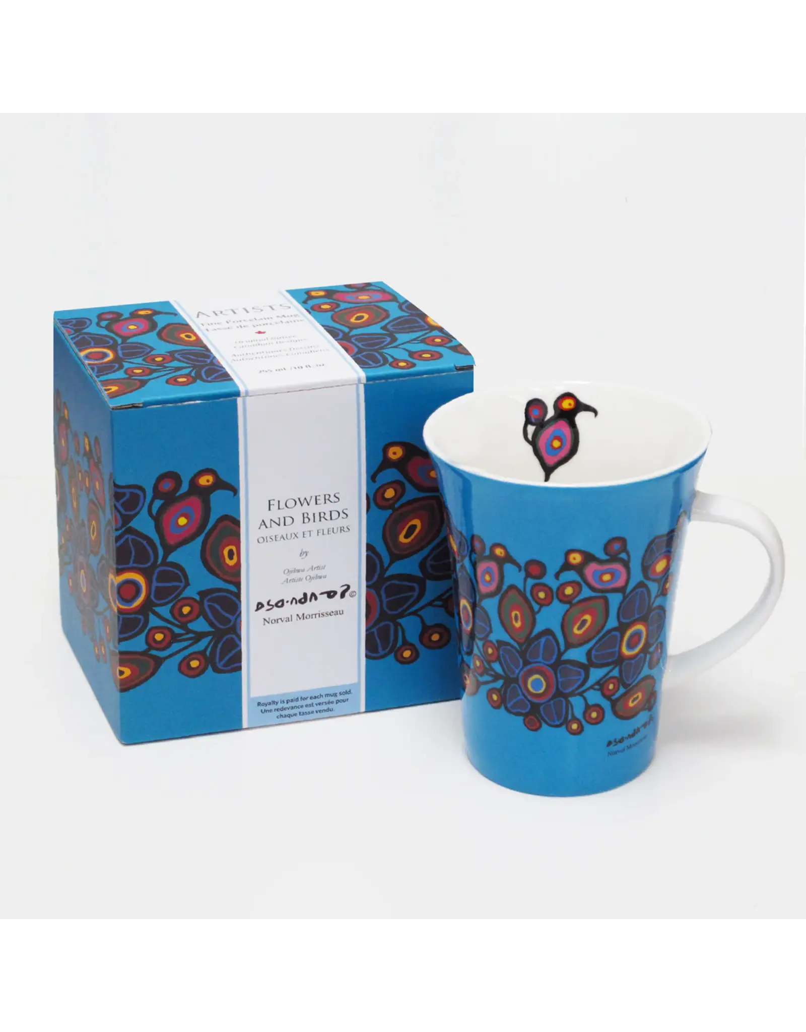 Tasse Flowers and Birds par Norval Morrisseau - 9250