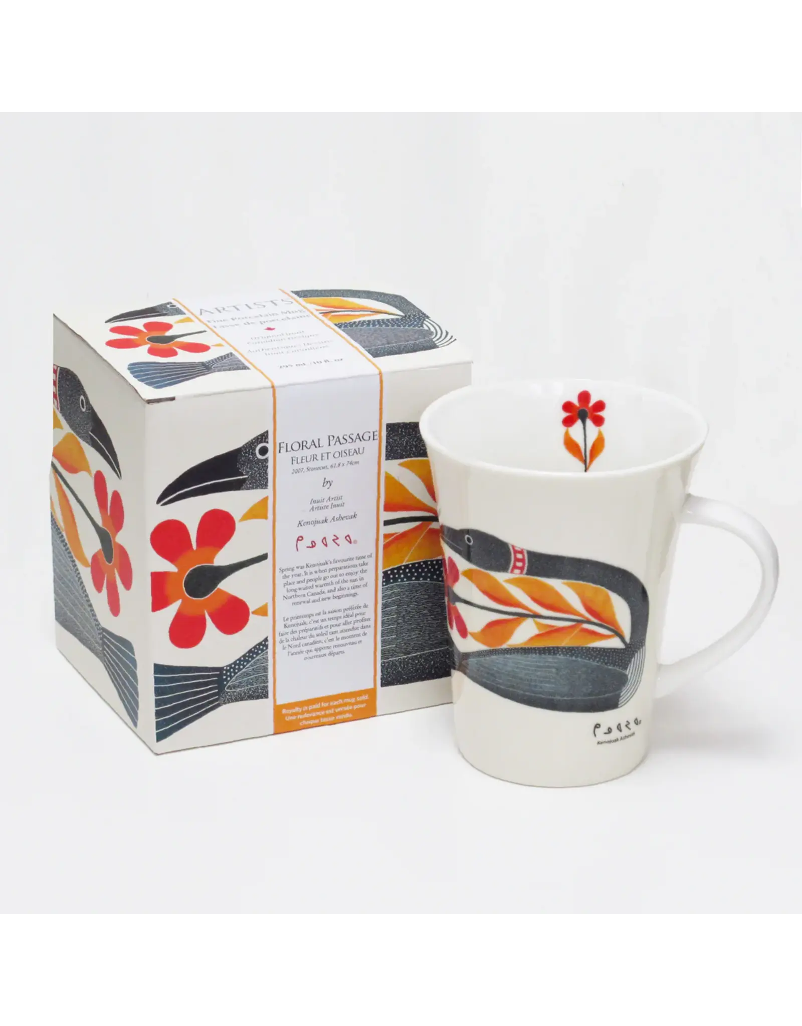 Floral Passage by Kenojuak Ashevak Mug - 9247