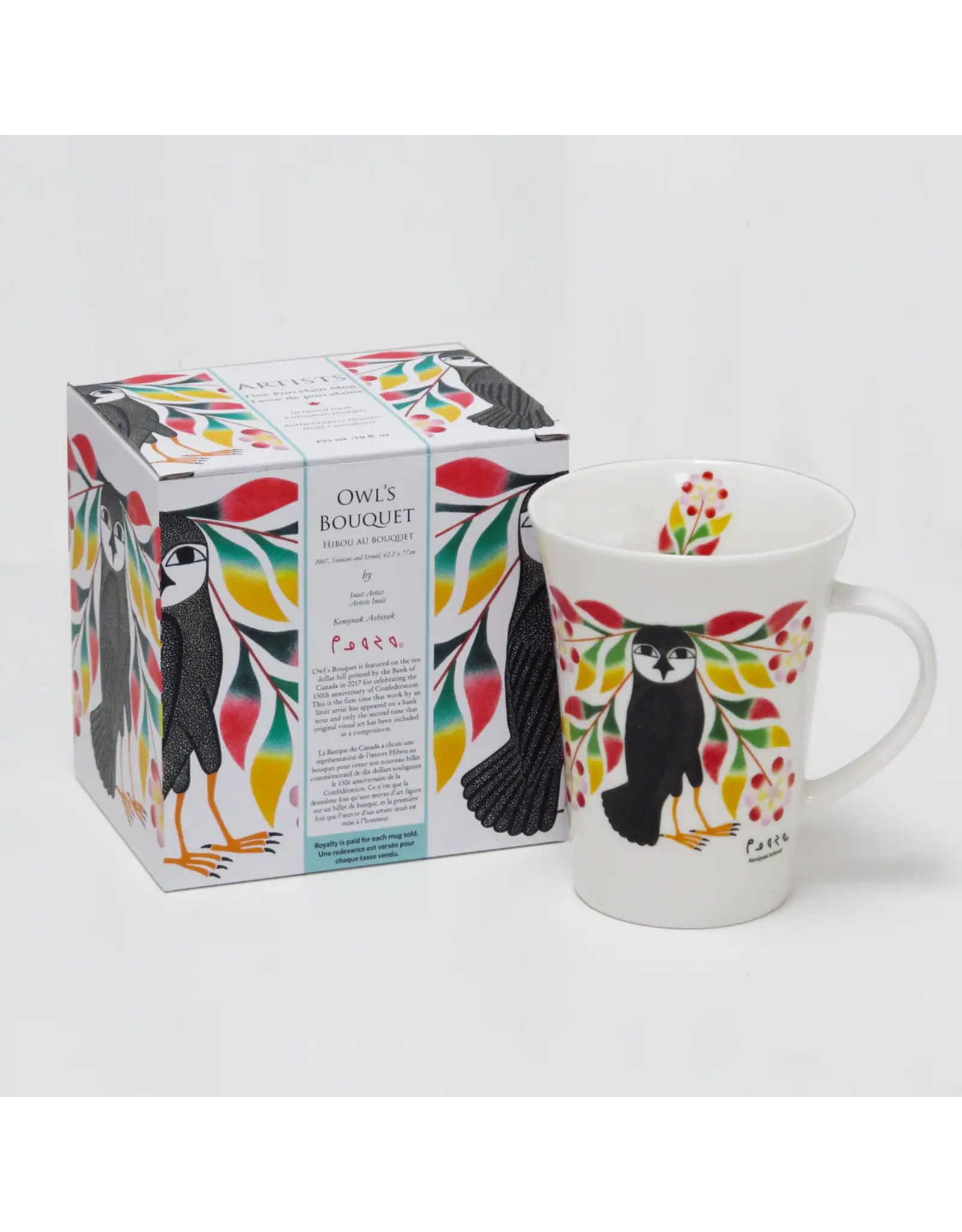 Owl's Bouquet by Kenojuak Ashevak Mug - 9252