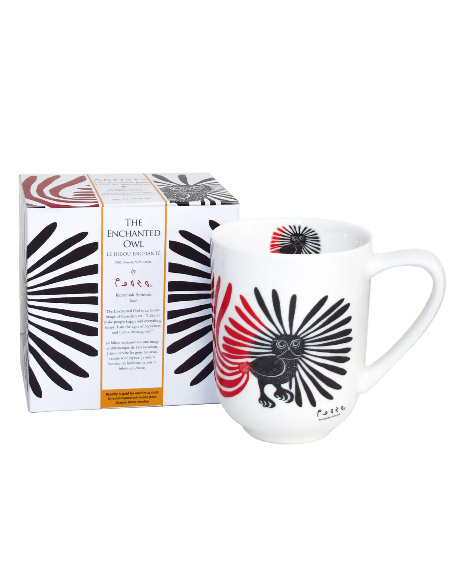 Tasse Enchanted Owl par Kenojuak Ashevak - 9245