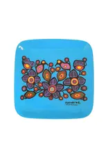 Petite Assiette Flowers and Birds par Norval Morrisseau - 3831