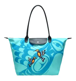Hummingbird by Francis Dick Foldaway Tote Bag
