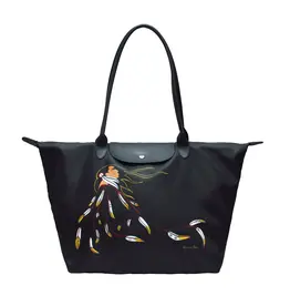 Eagle's Gift by Maxine Noel Foldaway Tote Bag