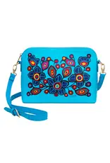 Flowers and Birds  by Norval Morrisseau Art Bag - 2126