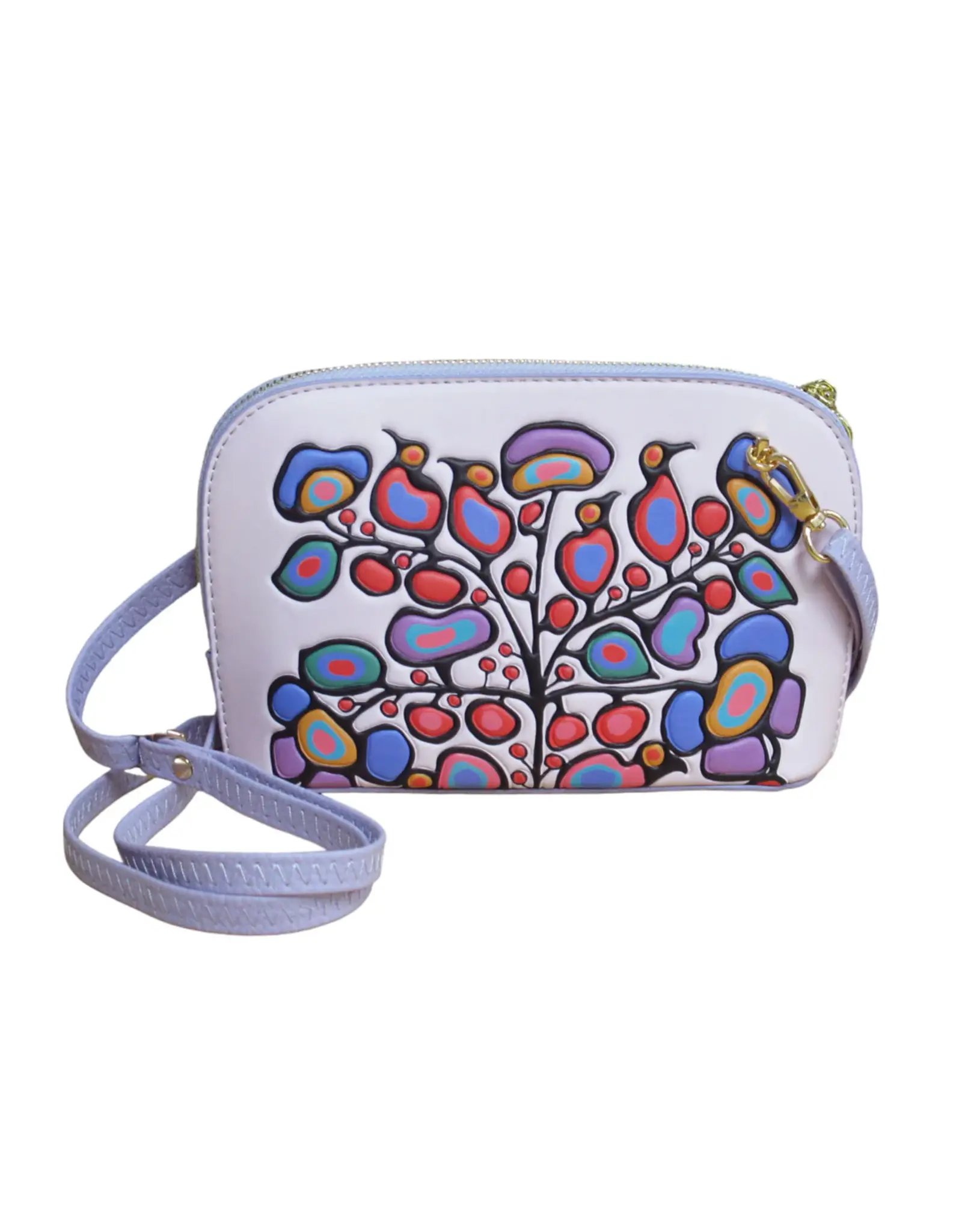 Woodland Floral by Norval Morrisseau Crossbody Bag - 2241