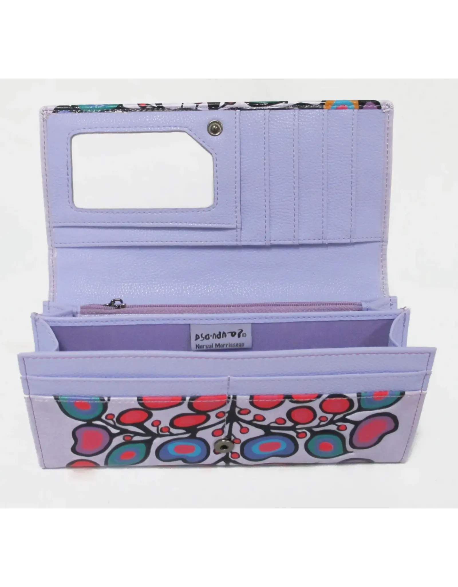 Grand Portefeuille Woodland Floral par Norval Morrisseau - 2054