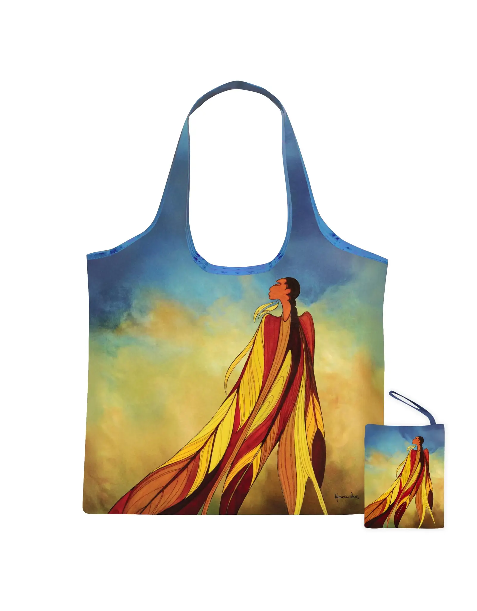 Walk Beyond by Maxine Noel Eco Shopping Bag - 6345