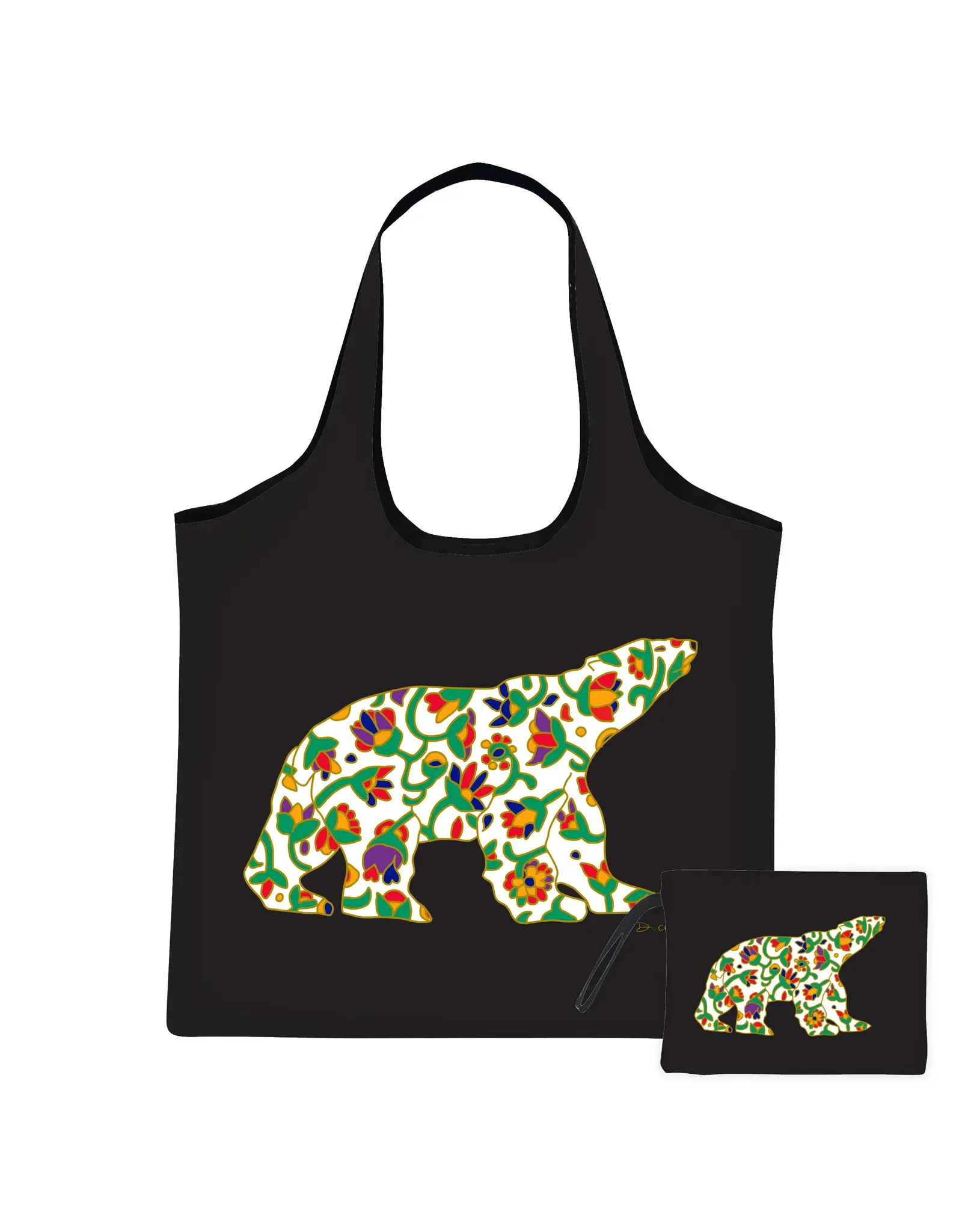 Spring Bear by Dawn Oman Eco Shopping Bag - 6338