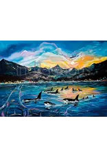 Orca Pod by Carla Joseph Framed