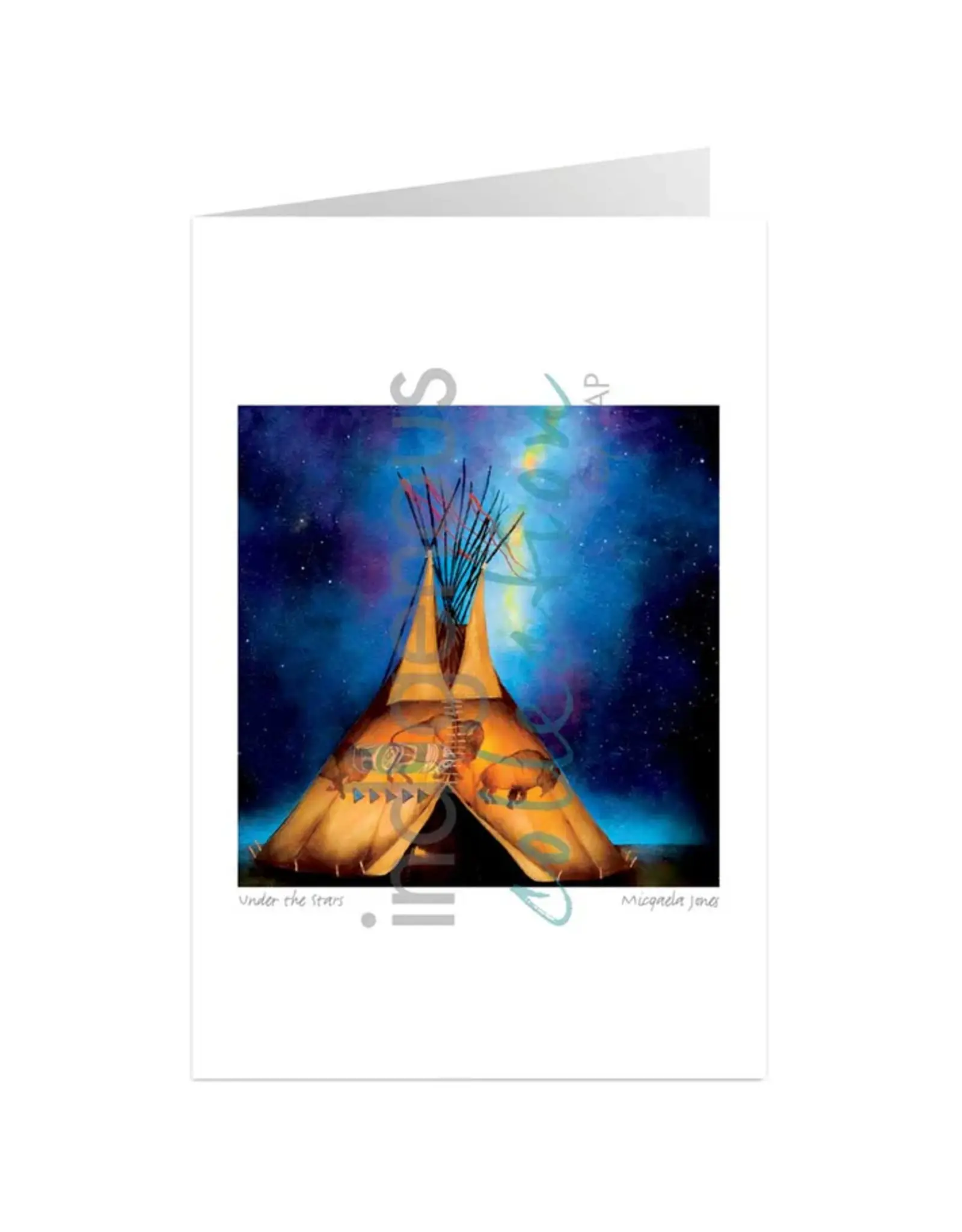 Under the Stars by Micqaela Jones Card