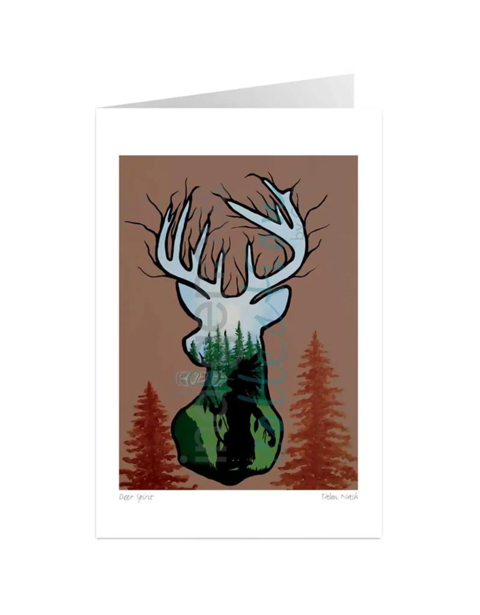 Deer Spirit by Talon Nash Card