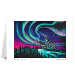 Sky Dance Wolf Song par Amy Keller-Rempp Carte