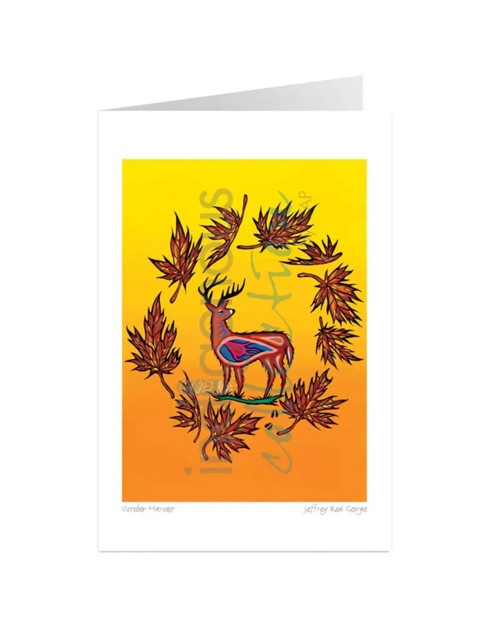 October Harvest by Jeffrey Red George Card
