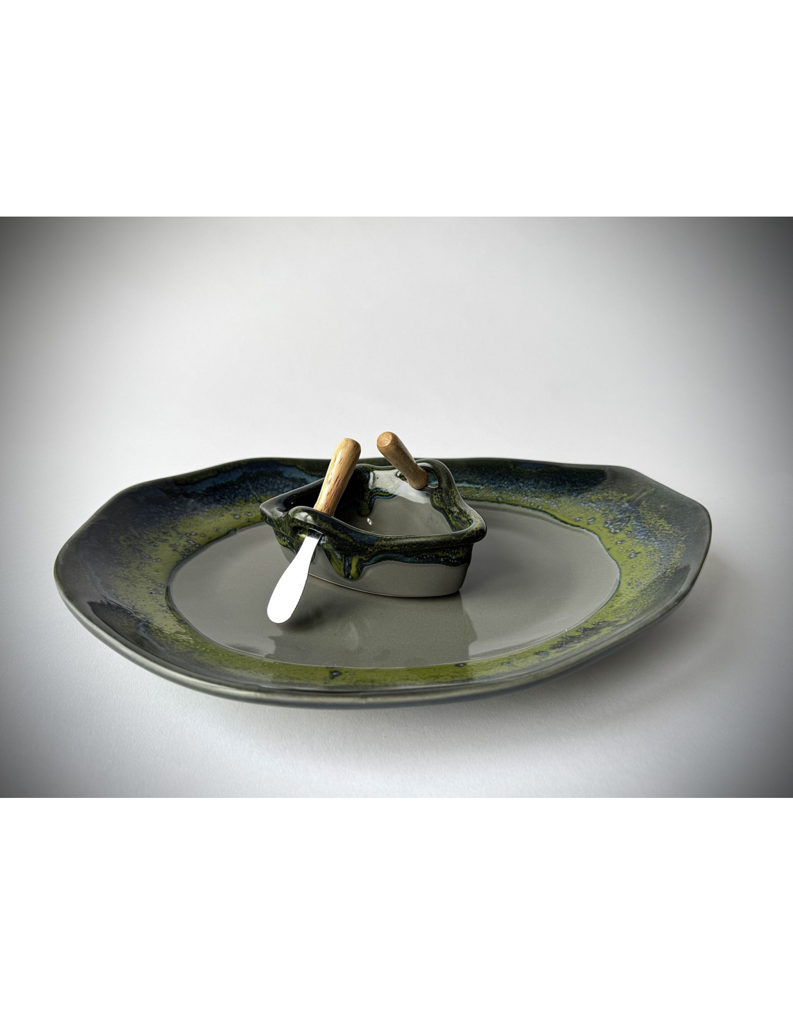 Boat on a Pond Dip Set - Forest Floor