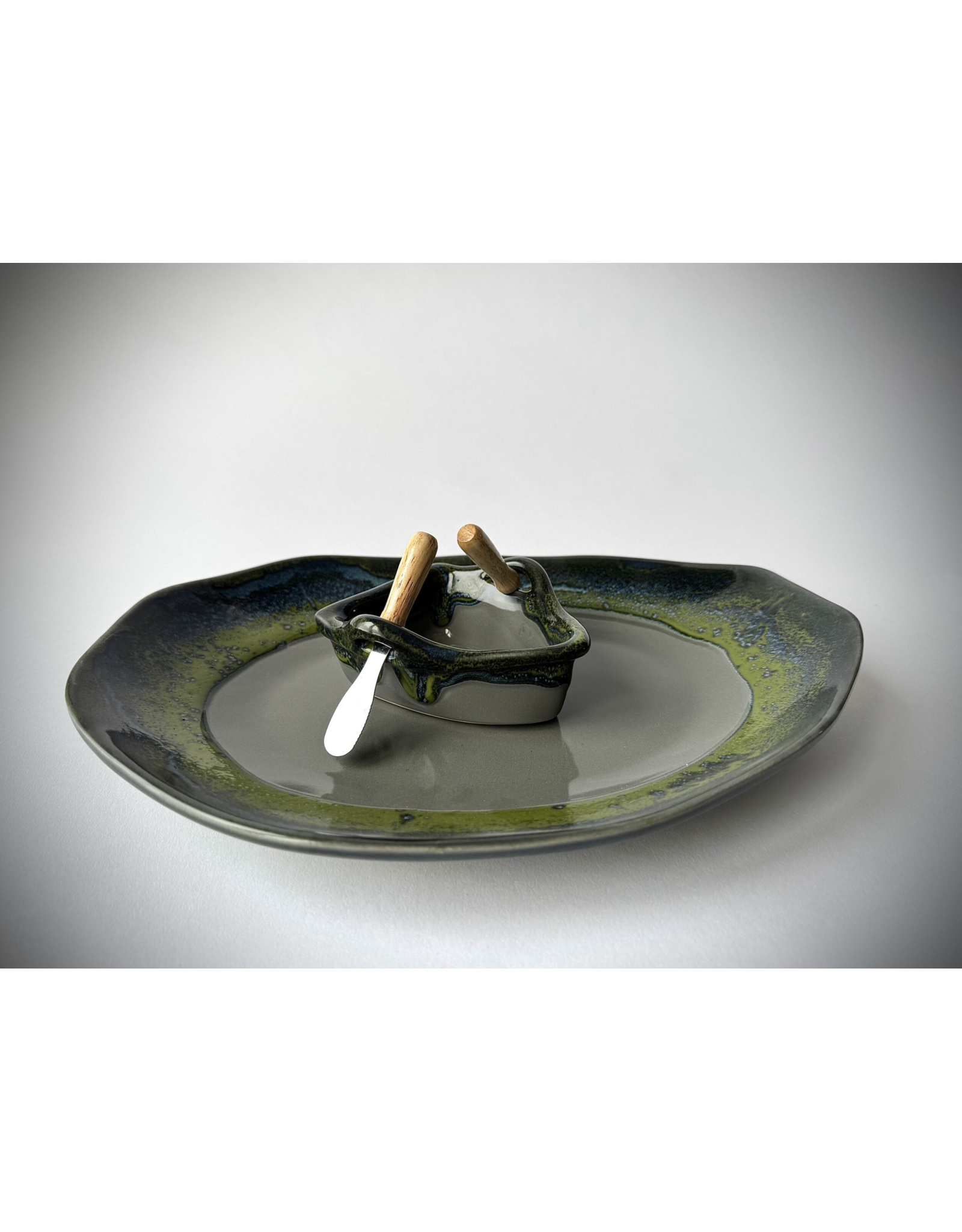 Ensemble Bateau sur l'Étang - Sol Forestier