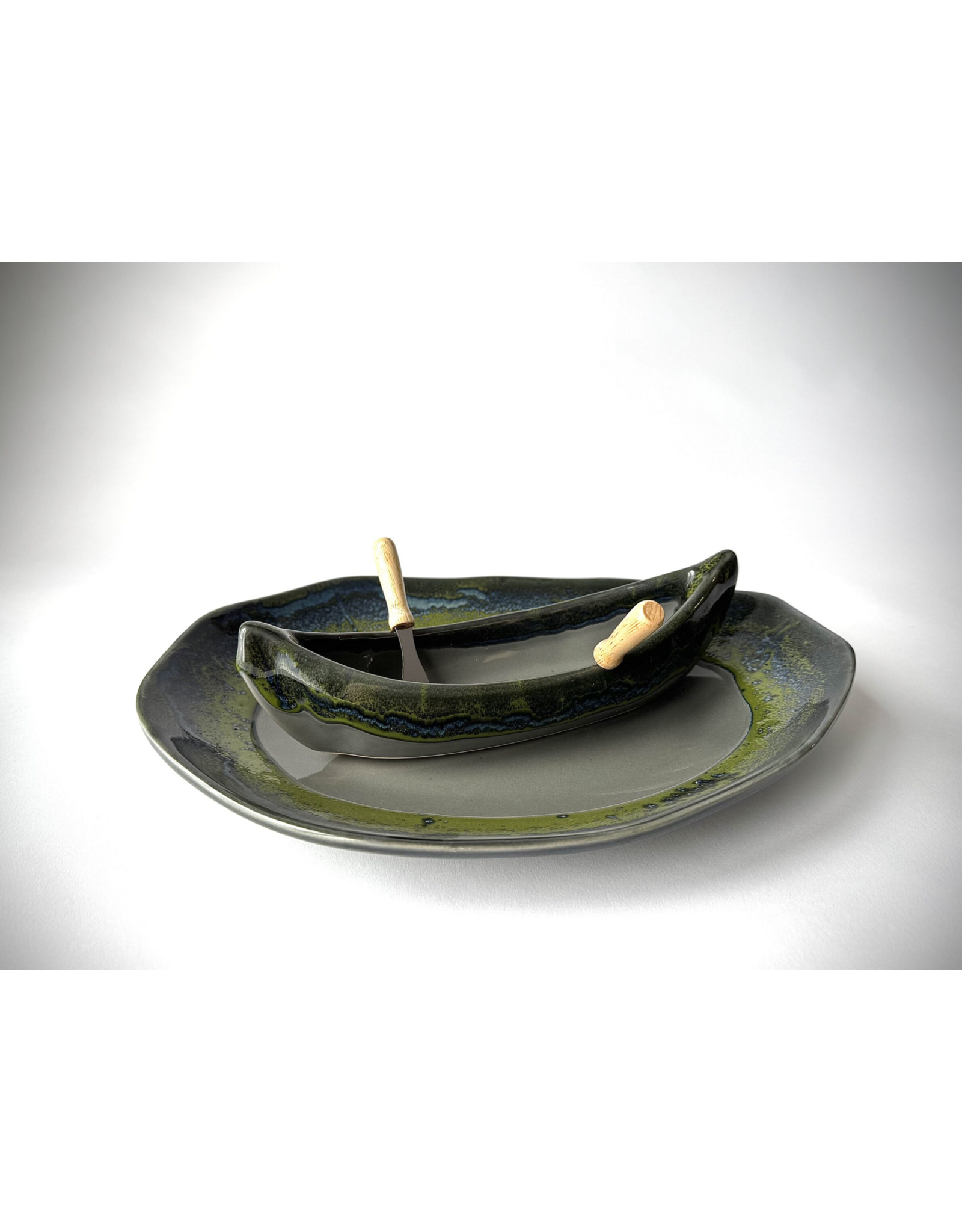 Canoe on a Lake Dip Set - Forest Floor