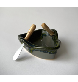 Boat Dip Pot - Forest Floor