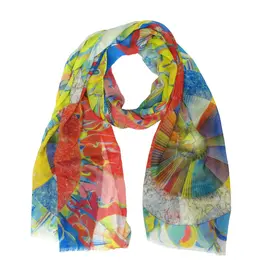 Foulard Eco "Morning Star" par Alex Janvier